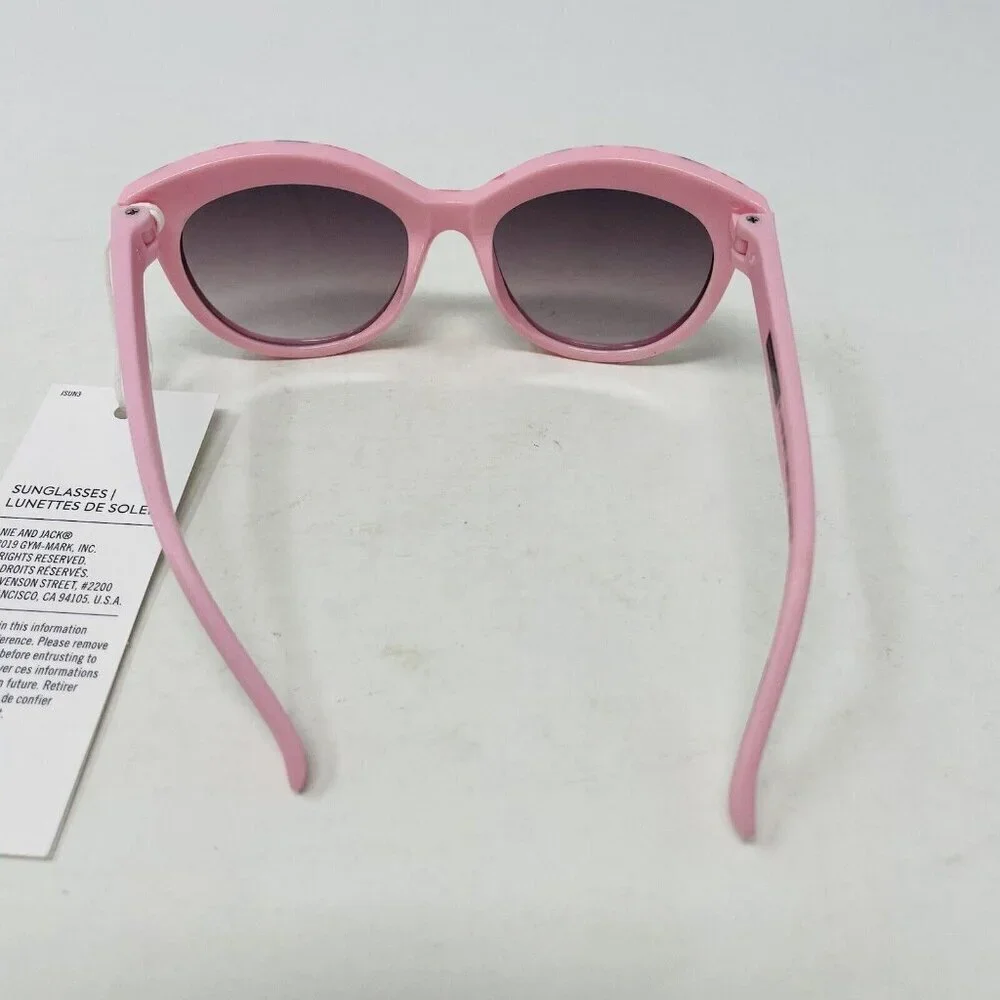 Janie and Jack Baby Girls Size 0-2 Years Floral Print Cat Eye Sunglasses in Pink
